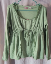 Women&#39;s 2 Piece Deb Size 2X Cami Green Wraparound Casual Beach Vacation ... - $15.99