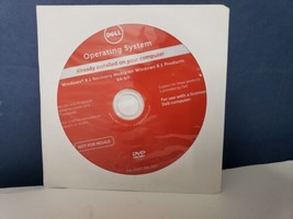 Microsoft Windows 8.1 64-Bit Install DVD Recovery Media (Dell) SEALED - $11.87