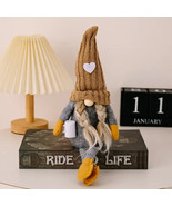 Coffee Gnome Plush Doll Coffee Bar Decoration Coffee Lover Gifts Brown F... - £9.69 GBP
