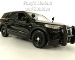 2022 Ford Explorer Police Interceptor SUV - BLACK - 1/24 Scale Diecast M... - $34.64
