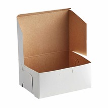 2000 Pack Standard White Cake Boxes 5.5 x 4 x 3 Paperboard Bakery Boxes - £517.14 GBP