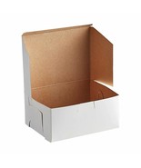 2000 Pack Standard White Cake Boxes 5.5 x 4 x 3 Paperboard Bakery Boxes - £512.96 GBP