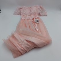 Fashonal Evening dresses Women&#39;s Off Shoulder Chiffon Evening Dresses, Pink - $27.99