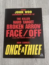 Once A Thief Original Press Kit 8.5x11” Video Store Promo Book Action CV JD - €9,35 EUR Once A Thief Original Press Kit 8.5x11” Video Store Promo Book Action CV JD - €9,35 EUR