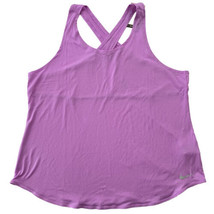 Nike Women Breathe COOL Running Tank Light Fuschia Pink Size 2X DQ1086 - £13.26 GBP