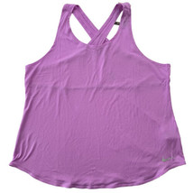 Nike Women Breathe COOL Running Tank Light Fuschia Pink Size 2X DQ1086 - £12.69 GBP