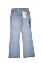 Vintage Express Bleus Flare Leg Jeans Womens 6 Medium Wash Low Rise y2k ... - £24.99 GBP