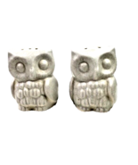 Owl Stoneware Set of Salt Pepper Shakers - $9.90