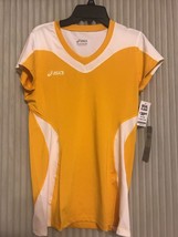 ASICS Women&#39;s Tip Tank Top Shirt Yellow Size XS Sleeveless Tee Running - $21.76