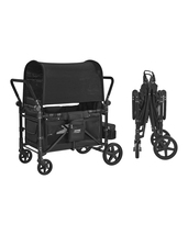 VEVOR Wagon Stroller for 4 Kids, with 5-Point Safety Harness, 4-Seater, ... - $312.90