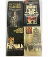 4 x Book Lot The Reich Marshal ,The Psychopathic God, The Formula, Adolf... - $33.00