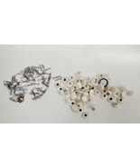 Antique White Ceramic Mother of Pearl Buttons Metal Shanks &amp; Cotter Pins... - €42,78 EUR