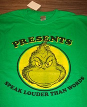 Dr. Seuss The Grinch Who Stole Christmas Presents T-Shirt Large New w/ Tag - £15.58 GBP