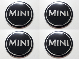 Mini 10 - Set of 4 Metal Stickers for Wheel Center Caps Logo Badges Rims  - £20.02 GBP+