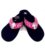 Premium Western Rhinestone Cross Blingbling Hot Pink Flip Flop S063 - €25,57 EUR