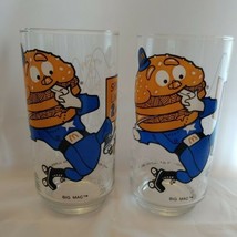 Vintage, Mc Donald Action Series Glasses, 1977, Big Mac Lot Of 2 Great Condition - £15.52 GBP