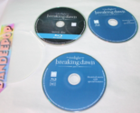 3 Disc The Twilight Saga Breaking Dawn Part 1 Part 2 Blu Ray + DVD Movie... - $7.91