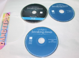 3 Disc The Twilight Saga Breaking Dawn Part 1 Part 2 Blu Ray + DVD Movie Loose - £6.33 GBP