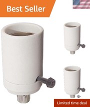 Versatile Mogul Porcelain Socket for 3-Way Bulbs - 750W Rated for Reliab... - $83.99