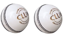 Leather Club Cricket Ball for Sports and Practice pack of 2 Standard Size - £15.56 GBP