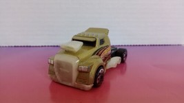 Large Hot Wheels Gold Semi Truck Trailer Front Half Made In China - £2.30 GBP