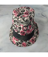 Monster High Hat Fedora Pink Black White Gray Skeletons One Size 8081-C015 - $20.51 CAD
