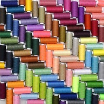 100 Colors All Purpose Sewing Thread Polyester Spools 250 Yards Per Spool For Ha - £36.61 GBP