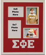 Sigma Phi Epsilon Fraternity Licensed Picture Frame Collage Wall 2-4x6 2... - £38.33 GBP