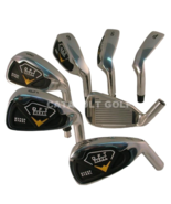 CUSTOM MADE DFT GRAPHITE SHAFTS COMPLETE 3-9 FREE PW IRON SET BLACK GOLF... - $1,469.95