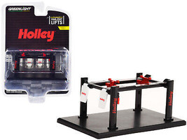 Adjustable Four-Post Lift Holley Black Four-Post Lifts Series 4 1/64 Diecast Mod - $18.22