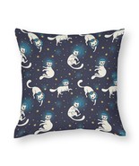 Mondxflaur Stars Cat Pillow Case Covers for Sofas Polyester Decorative Home - $15.07 CAD+