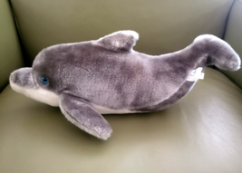 Gray Dolphin SeaWorld Merchandise 15&quot; Plush Stuffed Ocean Animal Toy - $221.25 MXN