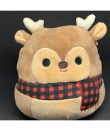 Squishmallow 5” Darla Reindeer W/ Scarf Christmas 2021 Squishmallows 4.5” - £7.77 GBP