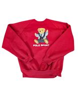 Vintage Polo Sport Ralph Lauren Red Polo Bear Crewneck Sweatshirt Adult ... - $396.00