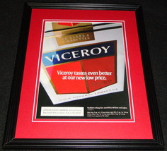 1989 Viceroy Cigarettes Framed 11x14 ORIGINAL Advertisement - $34.64