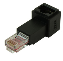 Rj45 Cat6 Ethernet Up Facing Angle Adapter Male/Female - $18.99