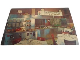 Vtg Postcard 1960s unposted MIller&#39;s Smorgasbord Lancaster PA US R 30 - $74.40 MXN