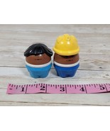 Vintage Fisher Price Little People Figure Figures African American Chunk... - $343.15 MXN