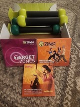 Zumba Fitness Body Shaping &amp; Toning , 4-1 lb hand weights, green &amp; Yello... - $19.38