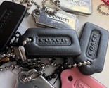 small COACH Bag Hang Tag / Key Chain / authentic  1.5*3/4 in  pick one - £14.93 GBP