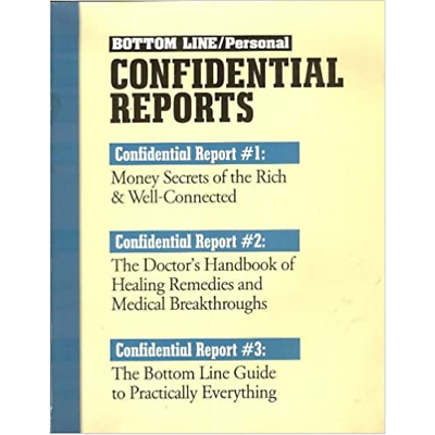 Confidential Reports: Bottom Line/Personal[Unknown Binding] - $41.15