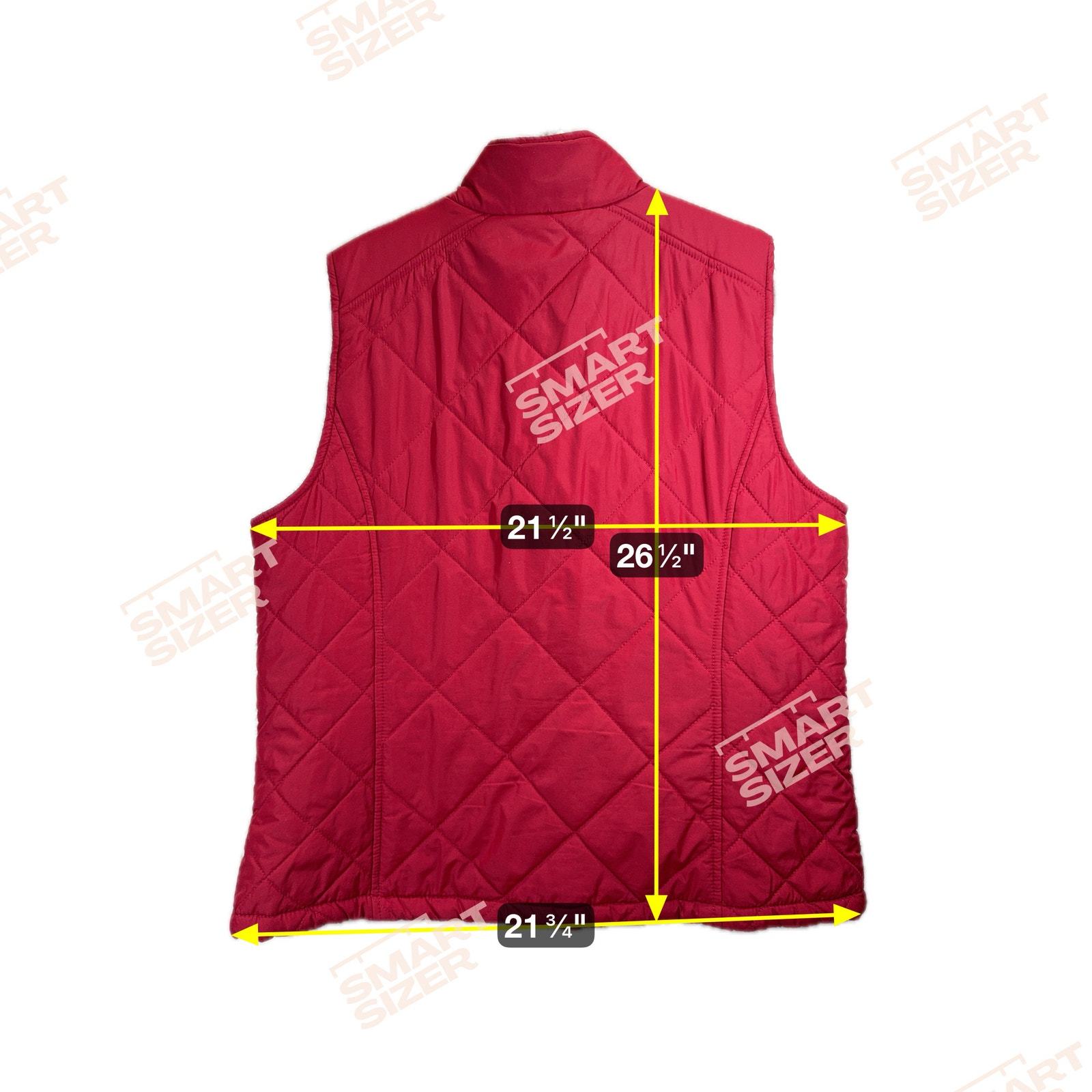 Lauren Ralph Lauren Quilted Vest Womens Red Full Zip Mock Neck Golf Size XL Item image 5