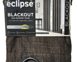 Eclipse Blackout One Grommet Panel 52x84in Chocolate Block Light Reduce ... - $30.99