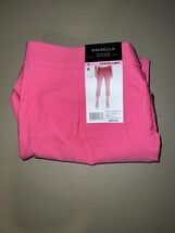 Rafaella Stretch Capri Women’s Size 6 Carmine Rose With 2 Front Pockets - $22.76