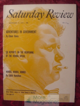 Saturday Review November 19 1955 Dylan Thomas Edith Hamilton Elmer Davis - £8.43 GBP