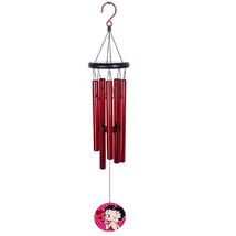 Red Betty Boop Wind Chime Outdoor Garden Windchime - $27.94