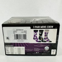 Nightmare Before Christmas Mens 3-Pack of Crew Socks W/ Gift Box Shoe Sizes 8-12 - £11.67 GBP