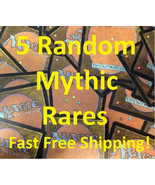 FIVE (5) Random Magic: The Gathering MTG Mythic Rare Cards Lot - Mythics Only! - - £6.22 GBP
