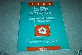 1995 Dodge Spirit Plymouth Acclaim Chrysler Service Shop Manual Supplement OEM - £7.85 GBP
