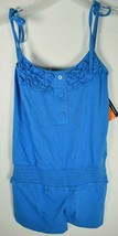 ORageous Girls Solid One Piece Romper in Cloissone Blue Size (XS) 6/7 New - $7.52